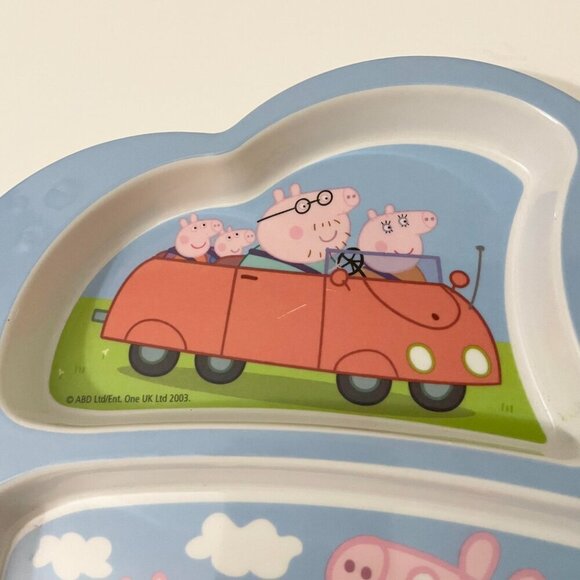Peppa Pig 3 Section Plate Plastic by Zak! Designs - Picture 2 of 13